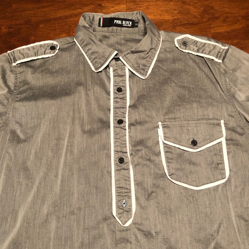 Small short sleeve button shirt